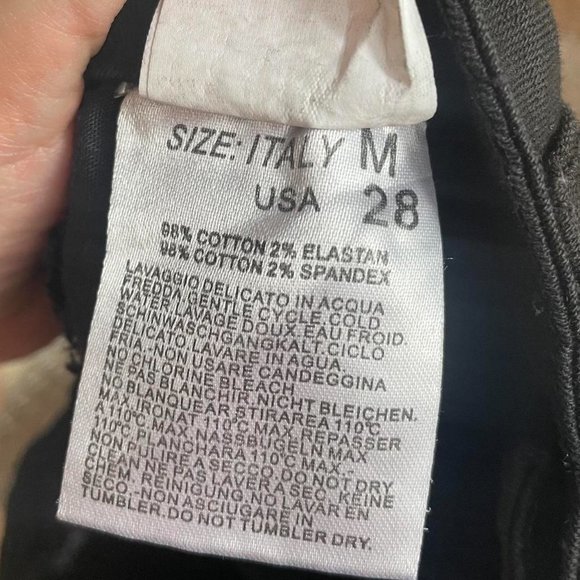 Black Ripped Short Shorts - Picture 7 of 8